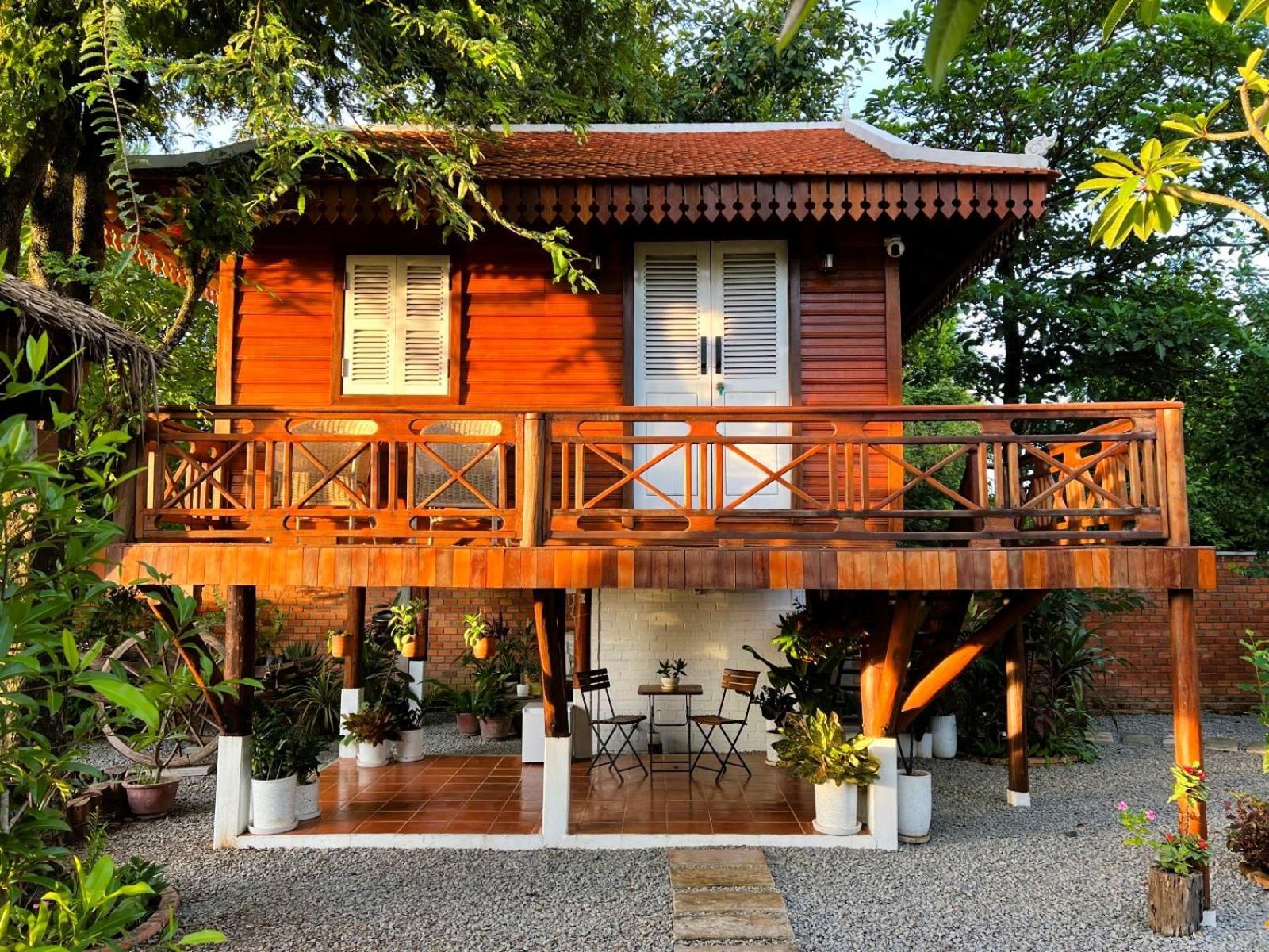 The Little Vegan Homestay Phumi Banteay Srei エクステリア 写真